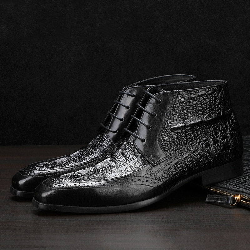 Heaton Genuine Leather Chelsea Boots
