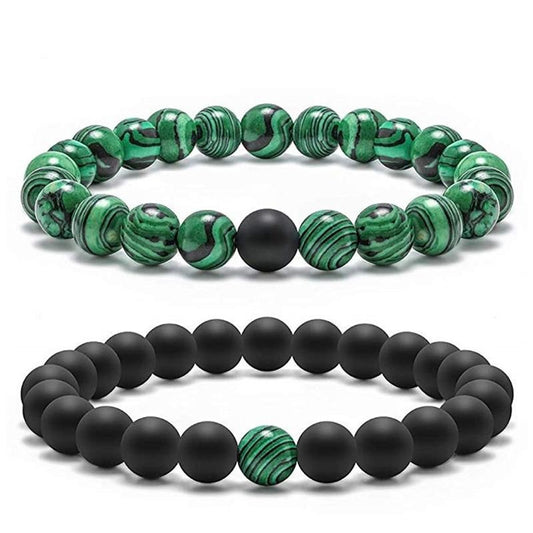 Ryker  Natural Malachite Stone Bracelet