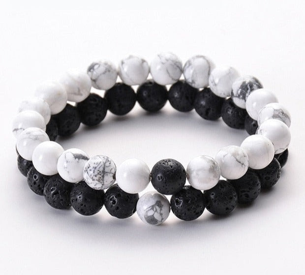 Ryker Natural Malachite Stone Bracelet