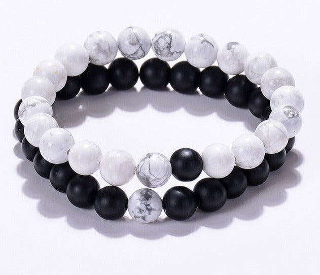 Ryker Natural Malachite Stone Bracelet
