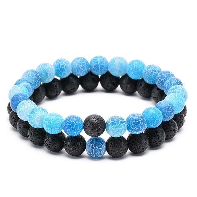 Ryker Natural Malachite Stone Bracelet