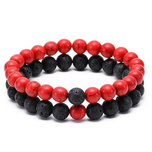Ryker Natural Malachite Stone Bracelet