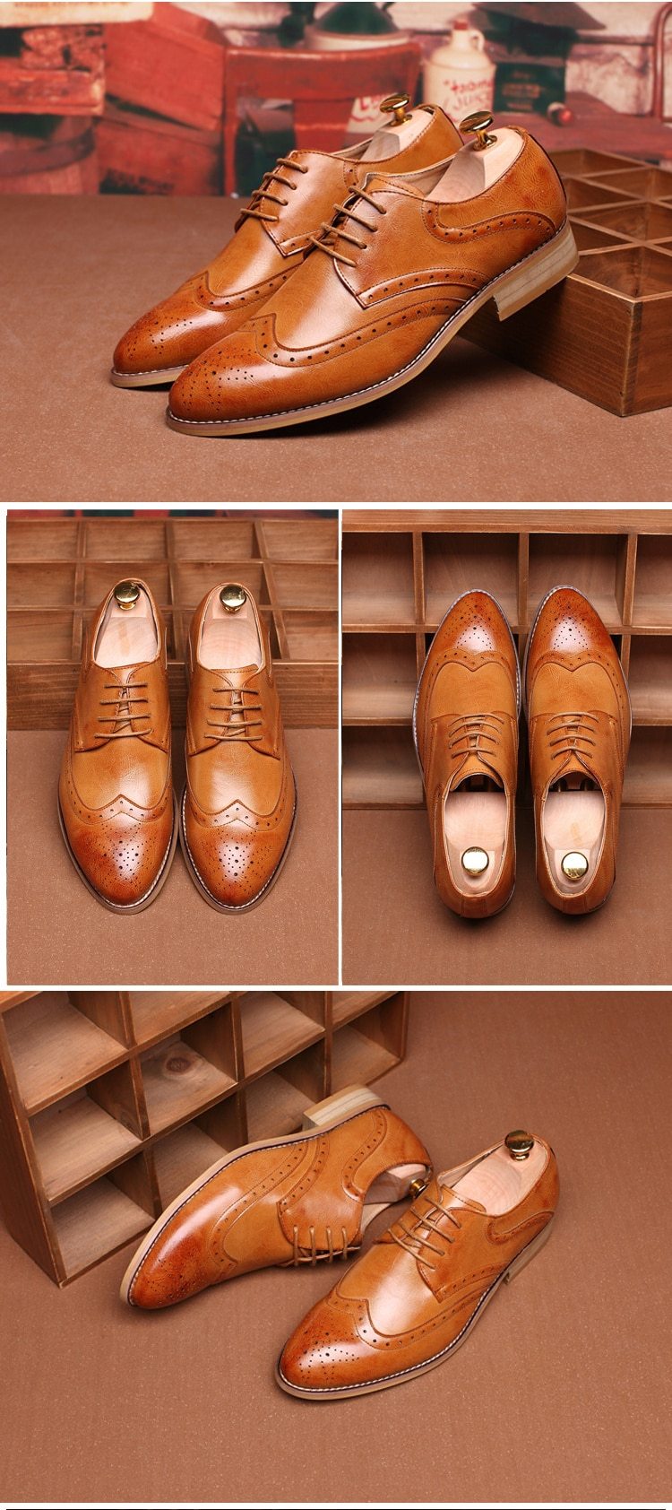 Gael Oxford Brogue Business Shoe