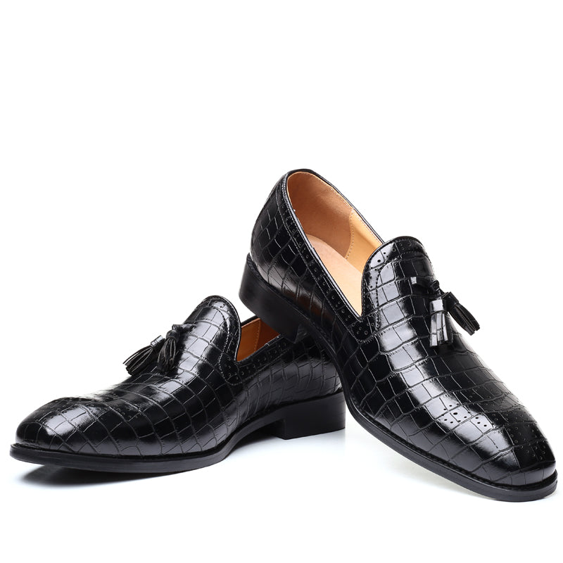 Neil Leather Tassel Brogue Shoes