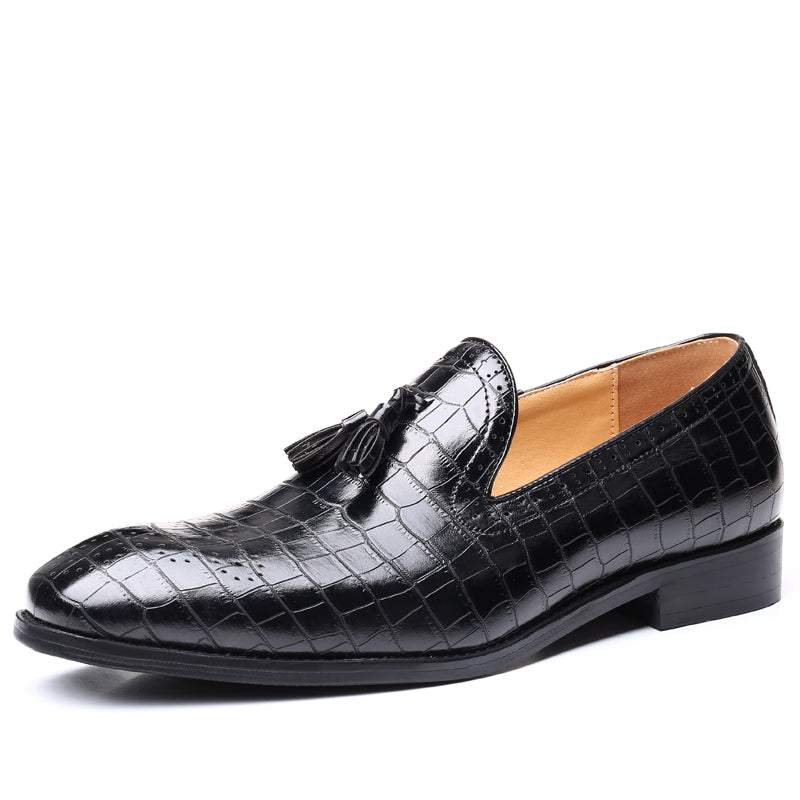 Neil Leather Tassel Brogue Shoes