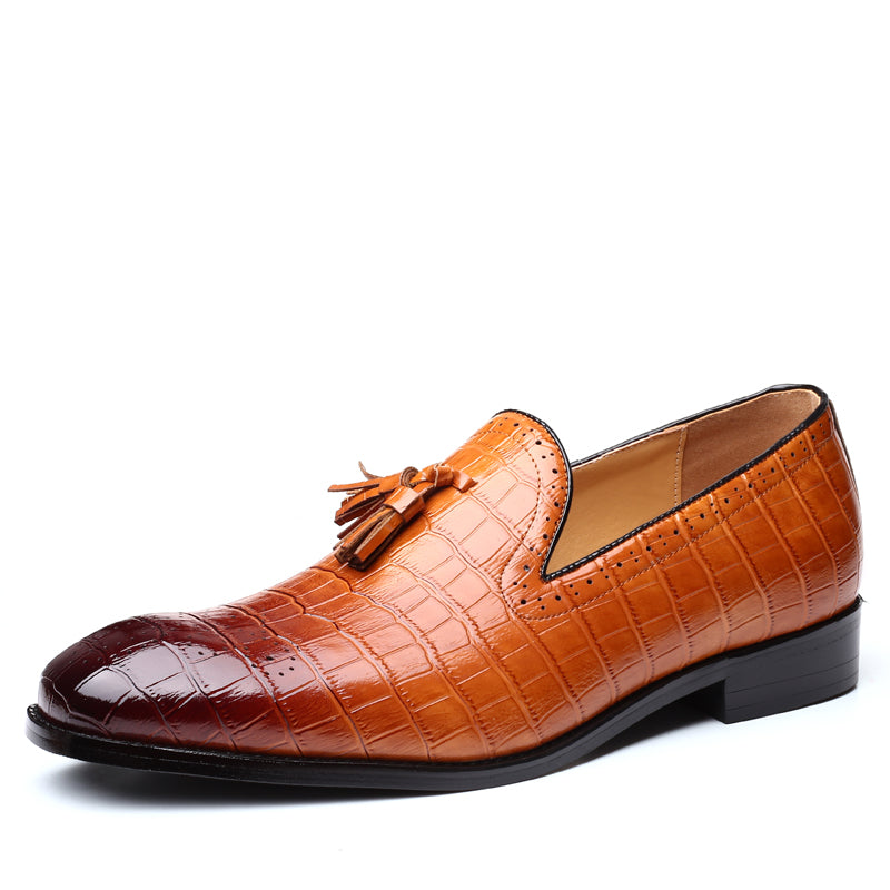 Neil Leather Tassel Brogue Shoes