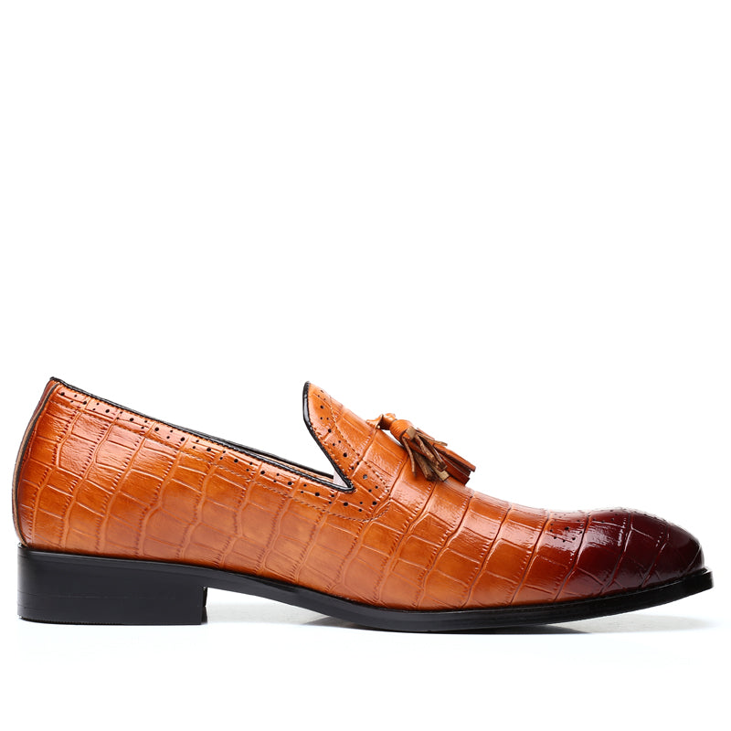 Neil Leather Tassel Brogue Shoes