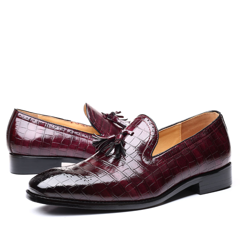 Neil Leather Tassel Brogue Shoes