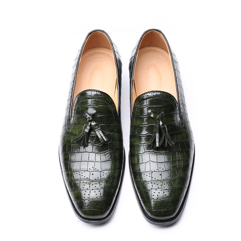 Neil Leather Tassel Brogue Shoes