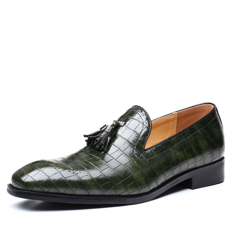Neil Leather Tassel Brogue Shoes