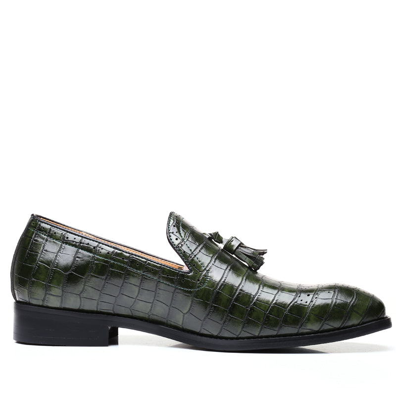 Neil Leather Tassel Brogue Shoes