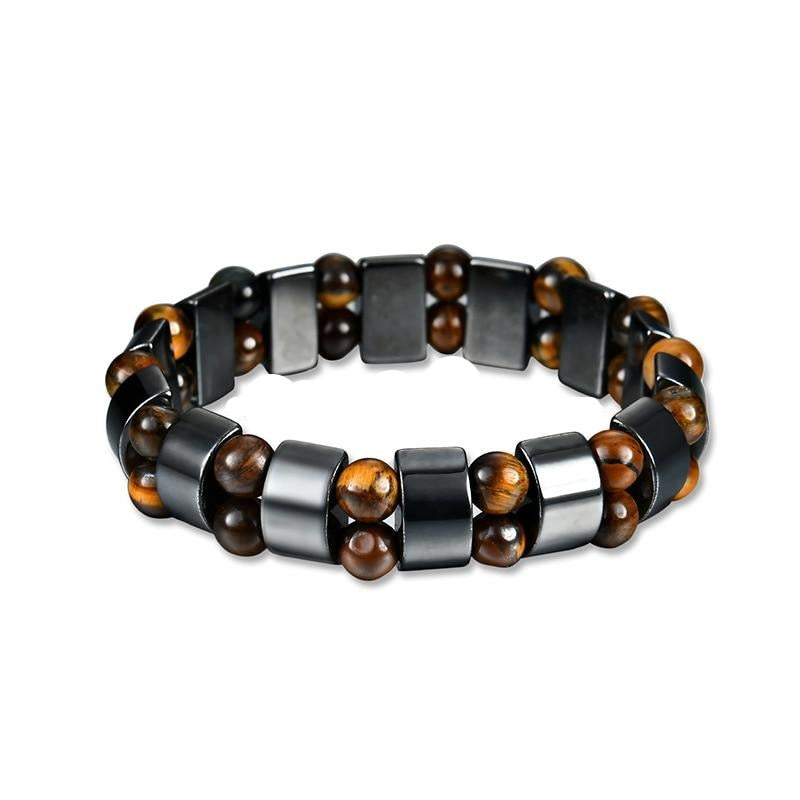 Ossy Double Hematite Tiger's Eye Bracelets