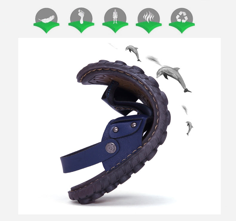 SeabreezeComfort™ - Mens Roma Summer Slippers