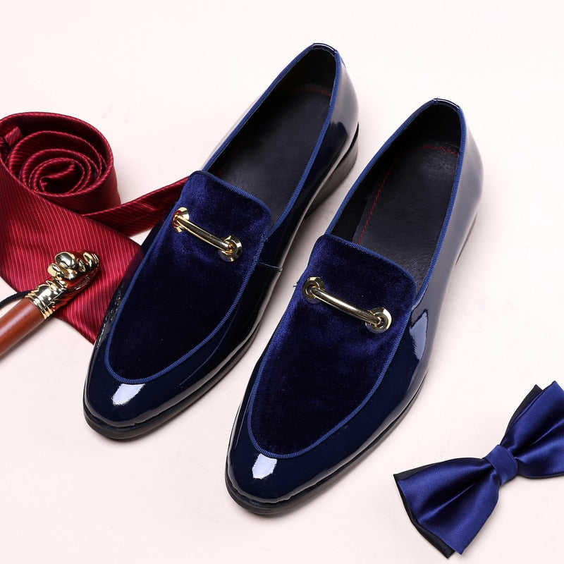 GentlemanGlide™ - Luxury Patent Leather Italian Loafer