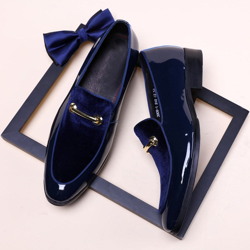 GentlemanGlide™ - Luxury Patent Leather Italian Loafer