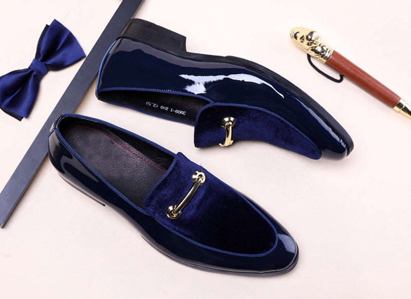 GentlemanGlide™ - Luxury Patent Leather Italian Loafer