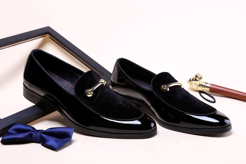 GentlemanGlide™ - Luxury Patent Leather Italian Loafer