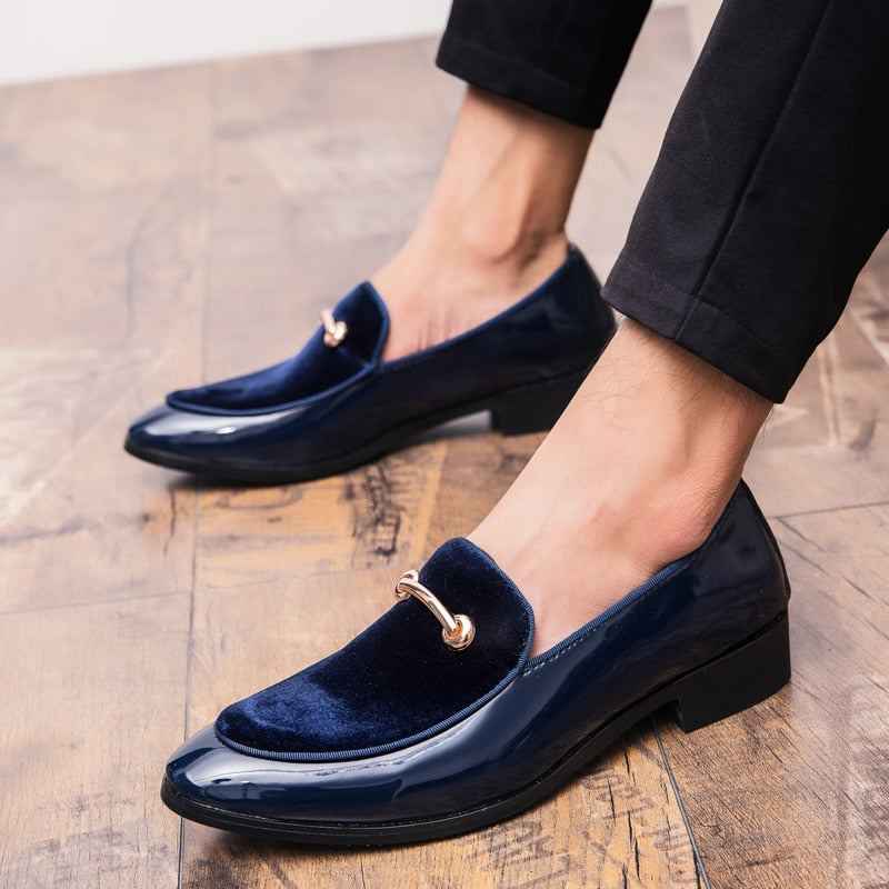 GentlemanGlide™ - Luxury Patent Leather Italian Loafer
