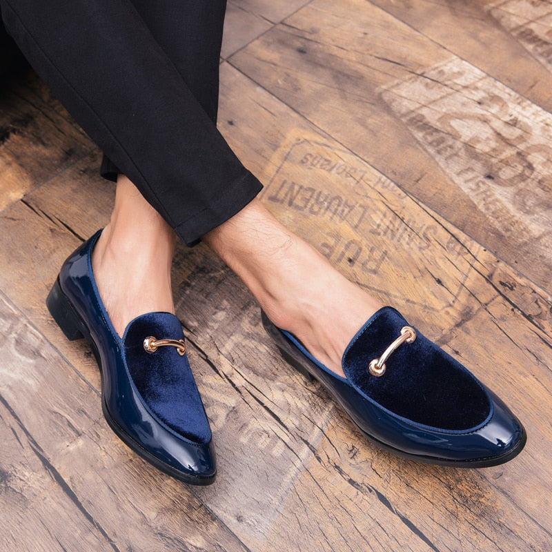 GentlemanGlide™ - Luxury Patent Leather Italian Loafer