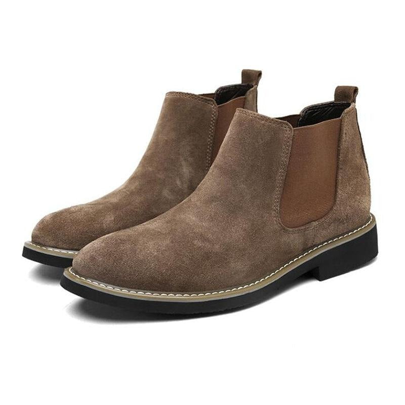 Mens Flexible Chelsea Ankle Boots