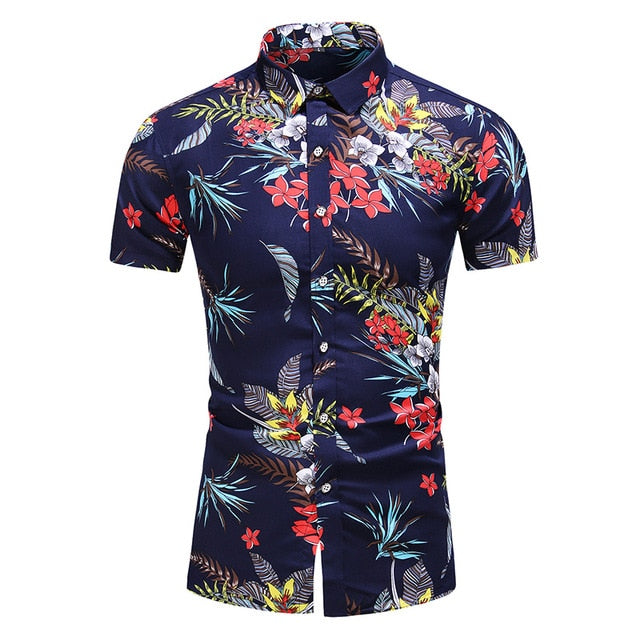 SummerCool™ Dress Shirt- Men's Printed Light Fashion Shirt