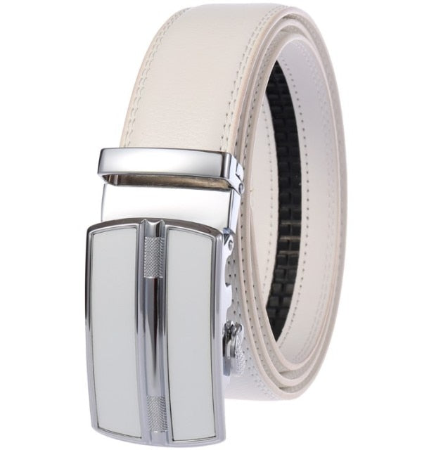 Trevor Luxury Leather Auto Buckle Belt