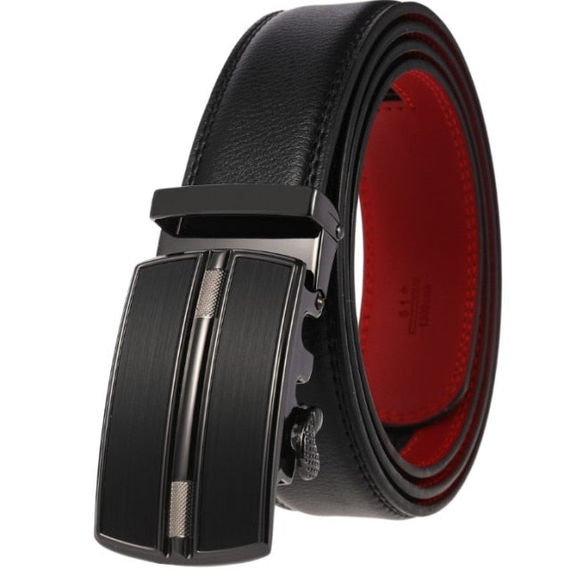 Trevor Luxury Leather Auto Buckle Belt