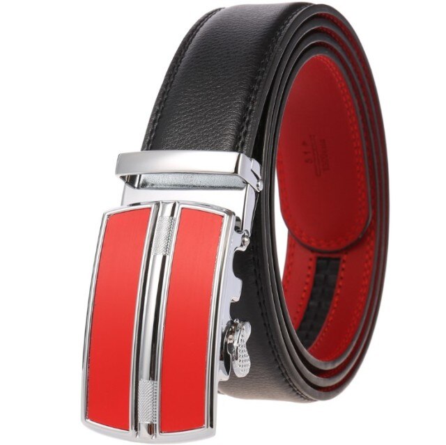 Trevor Luxury Leather Auto Buckle Belt