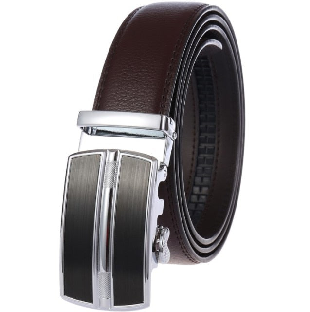 Trevor Luxury Leather Auto Buckle Belt