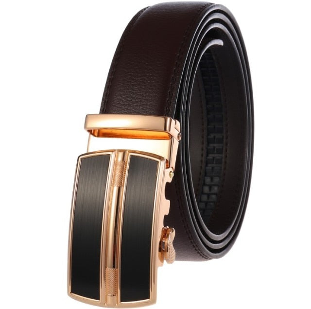 Trevor Luxury Leather Auto Buckle Belt