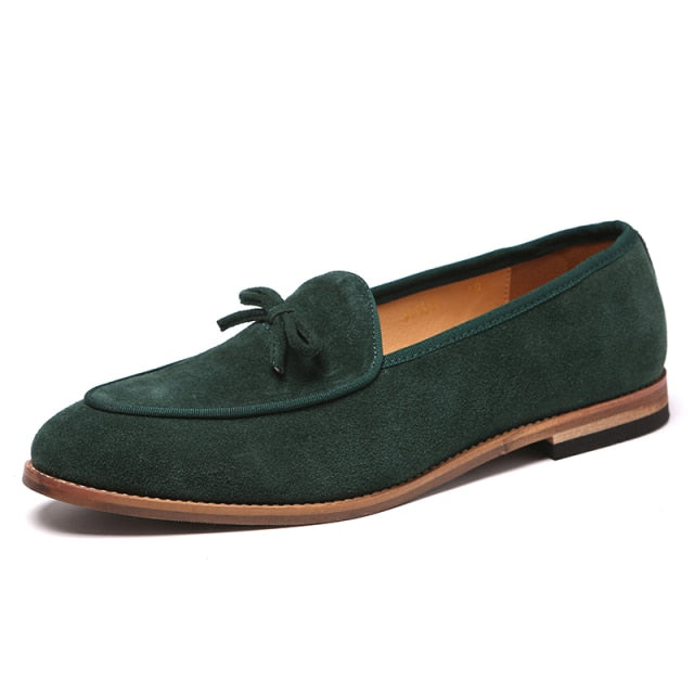 Men Suede Leather Loafer Shoes
