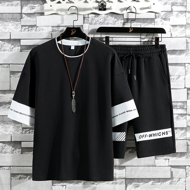 Men Fashion Tracksuit Cotton