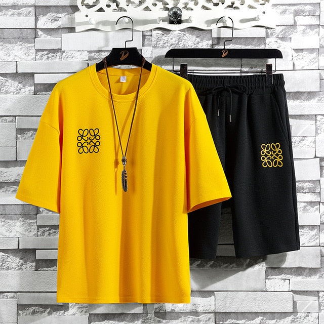 Men Fashion Tracksuit Cotton