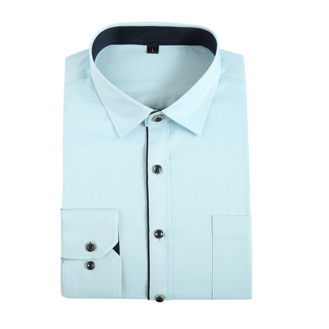 Men's Business Solid Casual Shirt