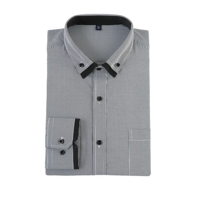 Men's Business Solid Casual Shirt