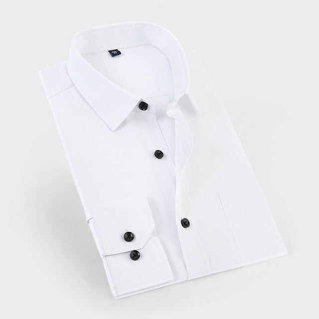 Men's Business Solid Casual Shirt