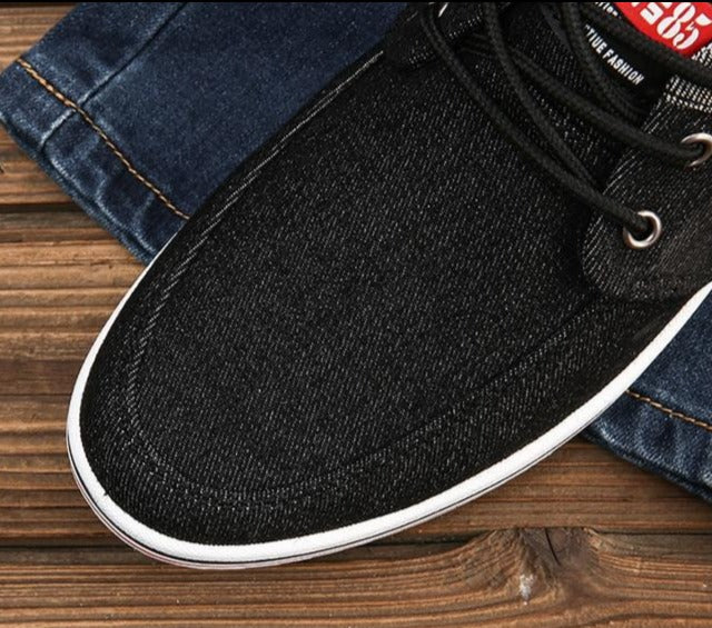 Men Casual Lace-up Canvas - Lazy Shoes for Outdoor