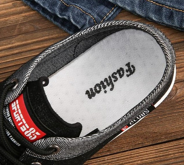 Men Casual Lace-up Canvas - Lazy Shoes for Outdoor