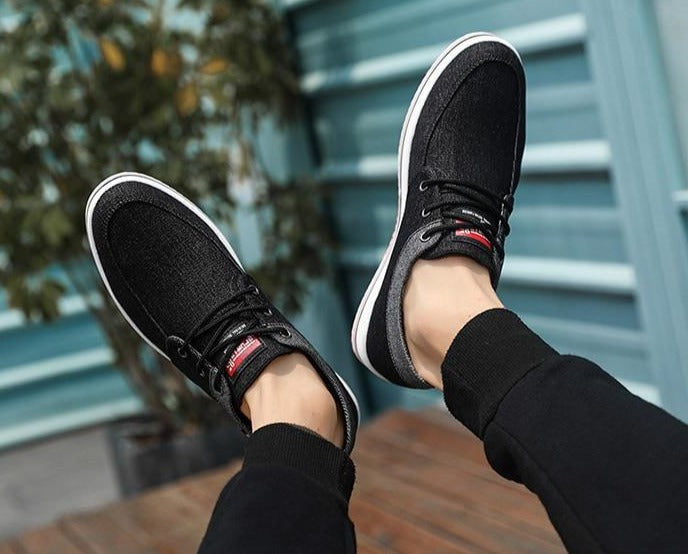 Men Casual Lace-up Canvas - Lazy Shoes for Outdoor