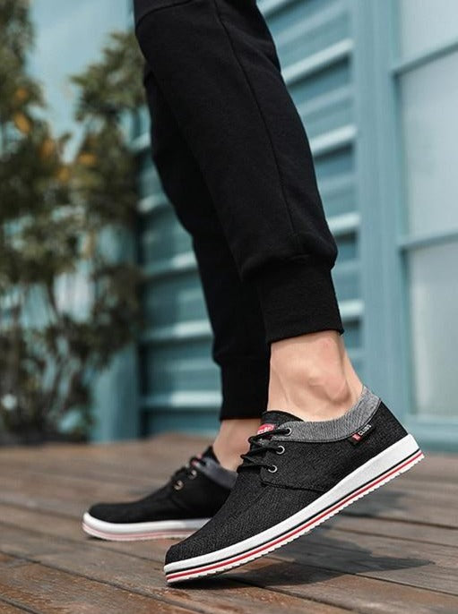Men Casual Lace-up Canvas - Lazy Shoes for Outdoor