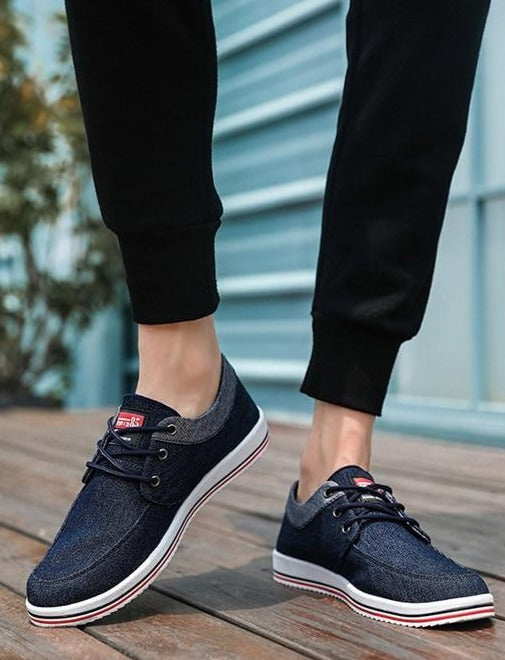 Men Casual Lace-up Canvas - Lazy Shoes for Outdoor