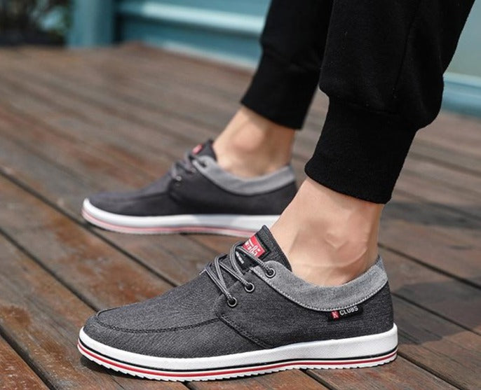 Men Casual Lace-up Canvas - Lazy Shoes for Outdoor