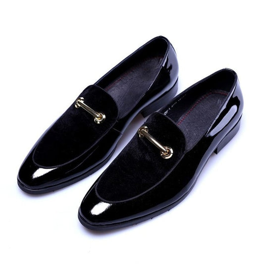 GentlemanGlide™ - Luxury Patent Leather Italian Loafer