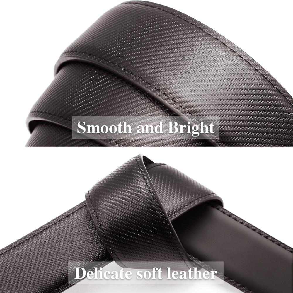 Troy Business Leather Automatic Alloy Buckle Belt