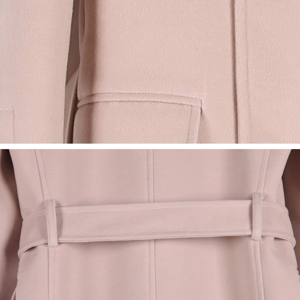 Marven Knee Long Wool Overcoat