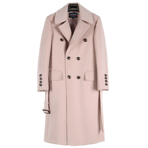 Marven Knee Long Wool Overcoat