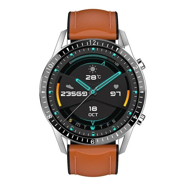 Unisex Luxury Fitness Watch Heart Rate Blood Pressure Activity Tracker Smart Watch
