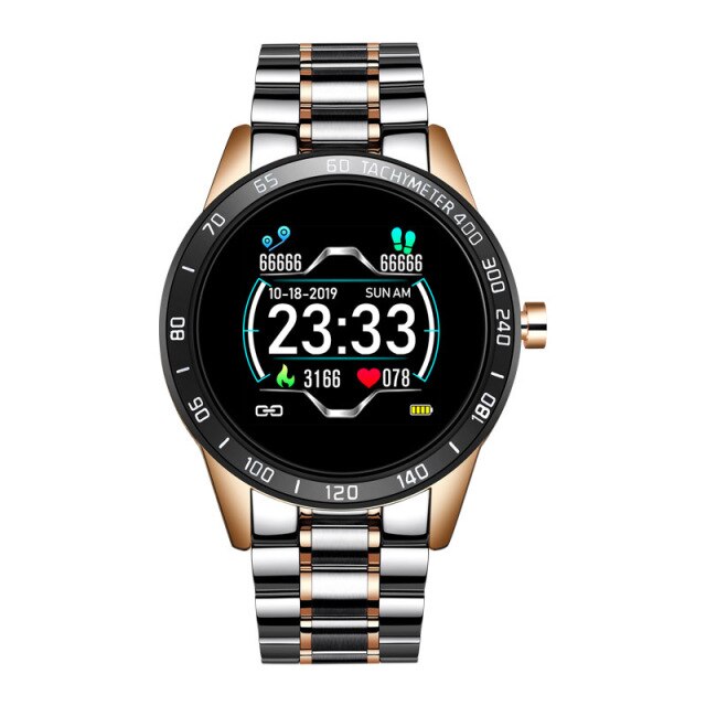 Men’s Luxury Steel Belt Smart Watch Waterproof Sport Fitness Android Watch