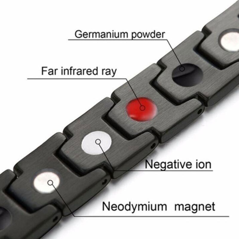 Male Energy Magnetic Tourmaline Bracelet - Health Care Jewelry