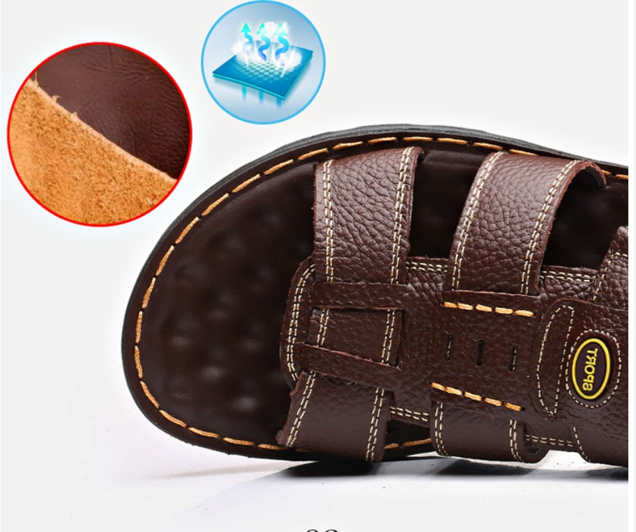 MajesticGait™ - Summer Outdoor Casual Leather Sandals